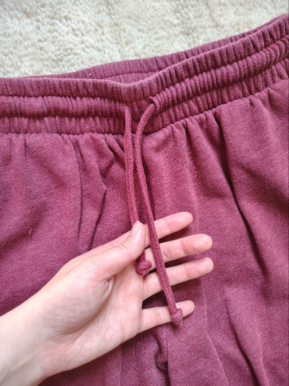 SO Women's Medium Maroon "The Favorite Jogger" Pants - Picture 6 of 9